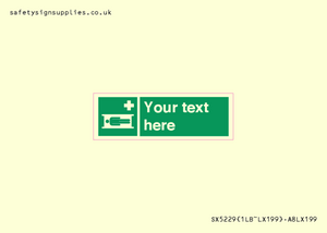 Custom Stretcher Sign